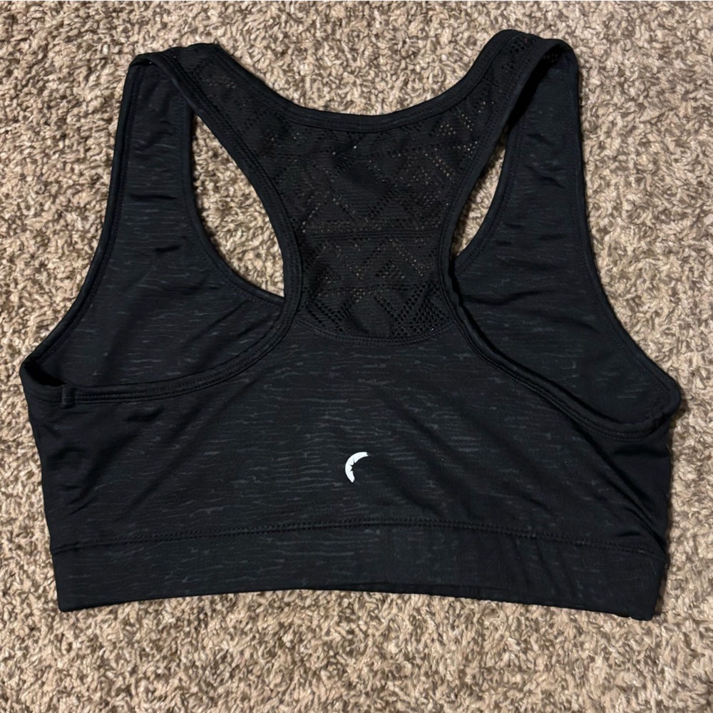 Zyia Active Women’s Black Racerback Unpadded Sports Bra Size Medium - Picture 2 of 3